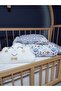 6 Piece Baby Sleeping Set - Cloud Pillow, Sheet, Pillow, 95X135 Quilt - 7