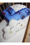 Baby Boy Sleeping Set - Double Sided 95X135 Quilt, Pillow, Sheet, Gift Cloud Pillow - 3