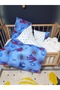 Baby Boy Sleeping Set - Double Sided 95X135 Quilt, Pillow, Sheet, Gift Cloud Pillow - 5