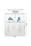 3-piece Comforter Set – King Size 260x240 Cm, Microfiber, Digital Quilted 350 Gsm Filling - 3