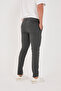 Men's Summer Seersucker Fabric Lycra Jogger Pants Half Elastic Waist Slim Fit Anthracite - 6