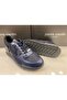 28212 S Leather Men's Casual Shoes Navy Blue - 4