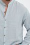 Men's Shirt - Muslin Judge Collar Long Sleeve Shirt - 4050 - 2