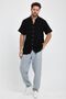 Muslin Shirt - Men's Muslin Short-Sleeve Collared Shirt - 4040