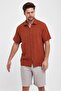 Muslin Shirt - Men's Muslin Short-Sleeve Collared Shirt - 4040 - 3