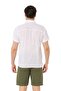 Men's Shirt Collar Short Sleeve Linen Shirt - 4510 - 6
