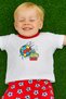 Boys-Girls Unisex Children's Shorts Summer 2-Piece T-Shirt Shorts Set 100% Cotton - 2