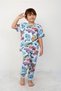 Boys' 100% Cotton Printed Pajamas Set – Short Sleeve, Car Pattern Pajamas - 5