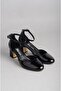 Seç 8355 Heeled Shoes (Heel Height: 6 cm) Black Patent Leather