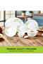 33pcs Opal Ware Dinner Set Rf8981 Dishwasher & Microwave Safe Chip-resistant - 3