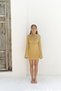 Sariah Window Detail Mustard Knitwear Dress - 2