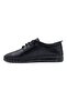 Mr White Rubber Tie Transparent Sole Khaki Leather Women's Daily Shoes - 2