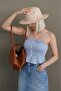 بيبي بلو حزام قابل للتعديل Gingham Crop Mg2371 - 4