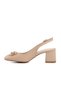Beige Women's Buckle Evening Dress Shoes 312361 Z - 2