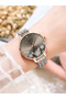 9068 Flower Women's Quartz Watch 30M Waterproof Stainless Steel Ladies Watch - 3