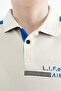 Ecru Color Block Shoulder Garnish Detailed Standard Fit Boy's T-Shirt - 11155 - 3