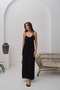 Women's Hazel Black Rope Strap Ayrobin Maxi Summer Dress - 4