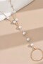 Pearl-Studded Steel Foot Sharmaran Anklet - 2