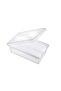 2 Lt and 1 Lt Transparent Plastic Storage Container - 20 Pieces with Lock and Lid - 7