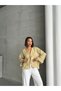 Women's Green Tassel Detailed Premium Linen Shirt - 3