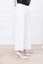 Women's Elastic Waist Rope Detailed Wide Leg Trousers - 5