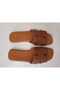 Women's Leather Slippers Non-Slip Sole Soft Wearable - 2