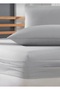 Akarca Home Ranforce Single Fitted Sheet Gray (Light Color Gray) - 2