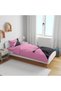 Black Pink 3D Single Teenage Girl Duvet Cover Set - 2