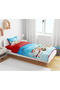 New Year Christmas Themed 3D Digital Printed Single Person (Without Sheets) Duvet Cover Set - 3