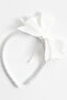 Black and White Grosgrain Girl's Crown - 4