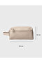 Shaving and Makeup Travel Bag Unisex |   1018 Beige Vegan Leather - 6