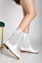 Genuine Leather Perforated Summer Boots from 33-34-35 to 41-42-43-44 - 3