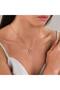 Steel Necklace with Zircon Stone Heart and Infinity Figure - Silver Color - Meaningful Gift Option