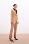 Button Detailed Long Jacket - Camel - 2