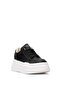 Darla Women's Genuine Leather Classic High Sole Sneaker Casual Shoes Black 121230020 - 5