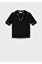 Contrast Trim Polo Neck Sweater - 3