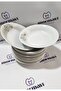 Porcelain Yakamoz 12 Pieces 19 cm (Large) Deep Plate
