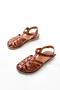 205-02 K. Brown Orthopedic Genuine Leather Women's Sandals - 3