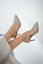 Budapest Pearl Stone Heeled Evening Dress Shoes Gold - 2