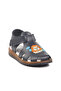 Aspor Navy Blue Velcro Boys Sandals - 3