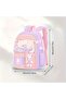 Relaxion 2175-1460 Imported Korean Style Unisex Children's Primary School Backpack - 7