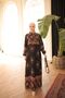 Ankanoor Baroque Patterned Viscose Dress Anka25Zv5 - 5