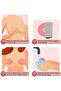 Women's Reusable Silicone Cover Pasties - Stick-on Breast Petals - 5