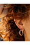 Alara Hoop Steel Earrings - 2