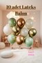 Brown Teddy Bear Foil Balloon with Bow Tie & Set of 10 Eucalyptus Shades Balloons – Natural and Stylish Party Ornament - 2