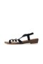 Women's Stone Detailed Daily Sandals 25Y 25Y122-5 Z Black - 2