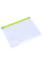 Deli E38976 A5 Expandable Zip Bag - Durable Korean PP Material, Transparent & Non-Sticky - 6