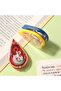 Eh360 Correction Tape 5mm*12m Red/yellow/blue-12pcs -ideal For School And Office Use - 5