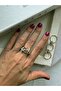 Imported Special Design Steel Fairy Ring (Size 8) - 3