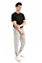 Men's Oversize Parachute Fabric Loose Sweatpants with Elastic Legs, Casual Pants (Summer) - 2